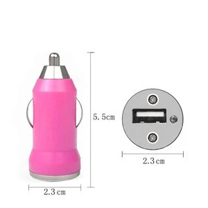 Stock Cheap Price 5V 1A Portable USB Car Charger For Cell Phone