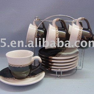 Stoneware Cup &amp; Saucer(Cup &amp; Saucer,coffee set,tea set)