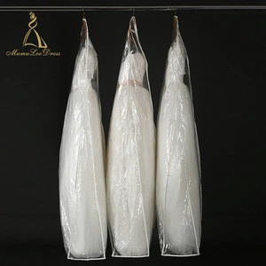 Storage Plastic Cover Packaging Zipper Wedding Dress Garment Bag Wholesale
