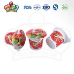 Strawberry flavor cup shape yogurt drink