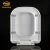 Import Strong bearing capacity pure white PP and urea square toilet seat cover price from China