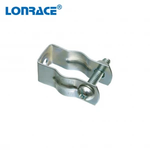 Strut channel steel conduit hanger with nut and bolt