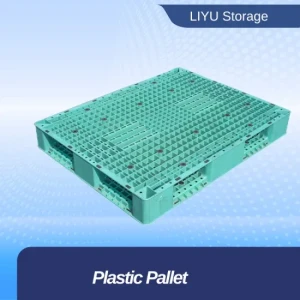 Sturdy Grid-Surface Square Grid Plastic Pallet for Heavy-Duty Racking