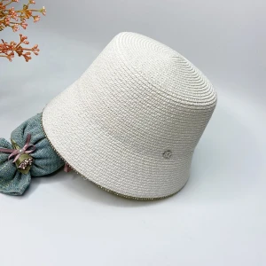 Summer Beach Hats Female Casual Panama Lady Brand Classic Bucket Women Flat Sun Fedora Straw Hat
