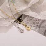 Suowie Oem Bayan Kolye Simple Design Love Lock Gold Plated 925 Sterling Silver Cadena De Plata Custom Jewelry Necklace