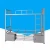 Import SW-B03 Cheap steel heavy duty adult double bunk bed thailand from China