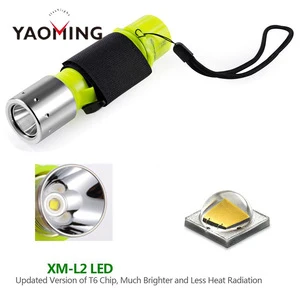 T6 Rechargeable Professional Diving LED Fishing Submarine Light Flashlight Waterproof Underwater Flashlight Torch Light