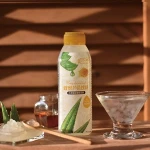 Taiwan 450ml cold soft drink Wheat Seedling aloe vera juice drink