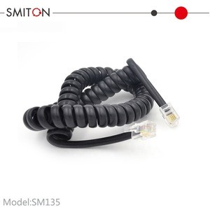 Telephone handset curly cords  coiled spiral cord cables RJ9 Cable