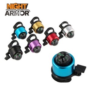 Tempting Alloy Mini Bike Bicycle Handlebar Bell Ring with Compass - 6 Colors Available