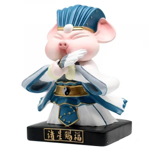The car furnishing articles customized Chinese culture  handicraft creative pig surprise gift home decoration new products