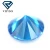 Import The factory wholesale round shape aqua blue color cubic zirconia loose stone artificial gems 0.8-16mm synthetic CZ diamond from China