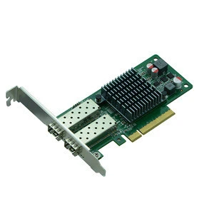 the latest Ethernet card with Intel gigabit network card chip, supporting 2*10000Mbps SFP+ interfaces China supplier