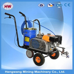 Thermoplastic paint boiler combined road line marking paint machine for sale