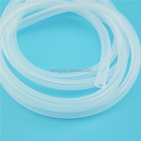 Thin flexible 4*6mm food grade silicone tube/hose/pipe with low price