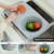 Tinderala Hot Selling Multifunction Kitchen Gadget Fruit Vegetable Kitchen Plastic Chopping Board With Silicone Drain Basket