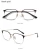 Import Titanium Glasses Frame Retro Round Ultralight Eyeglasses Optical Frames Eyewear from China