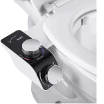 Toilet Bidet Easy To Instal Non-Electric dual Nozzle Fresh hot cold Water Spray Bidet Toilet Seat Attachment for Toilet