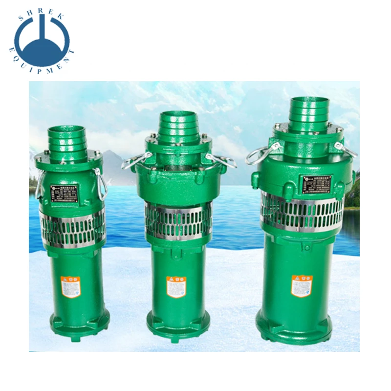 Top quality CE certified Water-filled submersible pump. QS submersible pump. QS submersible electric pump