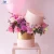 Import Top Sale Elegant Fresh Type Romantic Style Popular Paper Made Flower Box from China