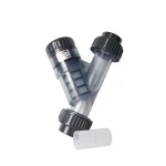 Transparent PVC material for dosing pump y-type water filter