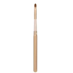 Travel Or Gift Custom Retractable Lipstick Brush Solid Wood Single Lip Makeup Brushes