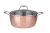 Import tri ply copper cooking casserole dutch oven  with lid from China