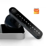 Tuya APP Biometric Fingerprint Lock Ble Digital Smart Door Lock Keyless Electronic Handle Lock Mechanical Key