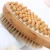 Import Two-side bamboo body bath brush with massage bead from China