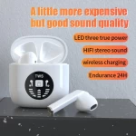 TWS Blue Tooth-5.1 Wireless Earbuds with 400mAh Charging Case Stereo Headphones Mic Headset Premium HIFI Sound with Deep Bass
