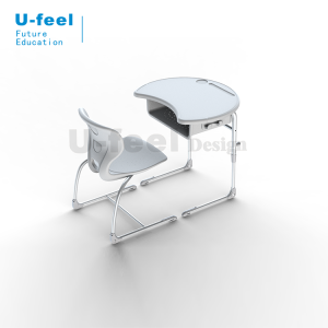 U-Feel Single middle school furniture educational desk chair