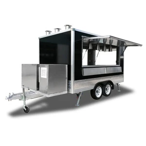 UKUNG most famous food trailer company in China, customized mobile catering truck are designed with 3D drawing