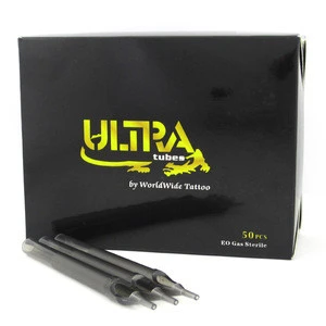 Ultra Brand Tattoo Disposable EZ Clear Tubes (no grip)