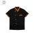 Import Unisex Custom Logo High Quality Cotton Black Short Sleeve Uniform Shirt Uniform Restaurant Waiter from China
