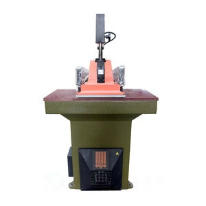 Used Atom MF20C Swing Arm Cutting Machine Leather Clicker Press Machine