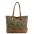 Import V421 New style vintage casual waxed canvas leather bags women handbags from China