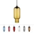 Import Vintage High Quality Colorful Big Glass Pendant Light Chandelier Restaurant Lamps from China