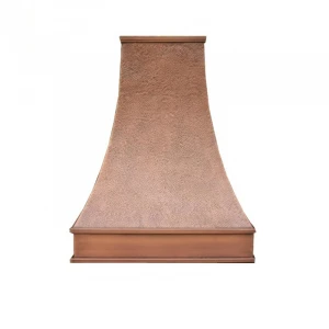 wall mounted hammered copper range hoods