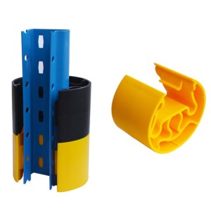 Warehouse pallet plastic upright protector rack accessories