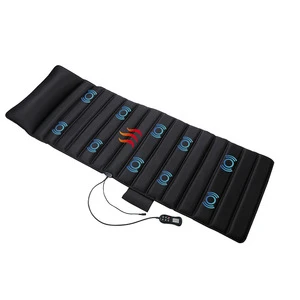 warm comfortable electric home heated vibration portable back body mattress massager
