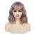 Import Water wave pattern wig head cover color daily short hair fluffy thin bangs wig head cover short curly hair wig head cover from China