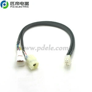Waterproof Automotive Wire harness Custom cable assembling loom with Tyco Amp connector