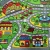 Import Waterproof Country Road City Map Play Mat Kids Area Rugs from China