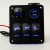Import Waterproof Marine/Boat/Rvs/Truck Rocker Switch Panel 3 Gang with 2 Charger USB 2 Slot Blue LED Toggle Dashboard from China