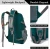 Import waterproof Outdoor Hiking Bag New Nylon Travel Backpack  Hiking Camping Backpack from China