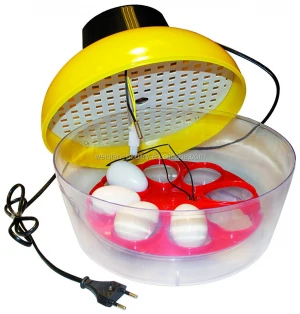 Wei Qian Hot Selling 8 pcs Eggs Mini Advance Hatching Egg Incubator Fully automatic egg turning Household Incubators