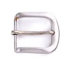 Wenzhou KML Factory Supply Small Silver Pin Zinc Alloy Belt Buckle