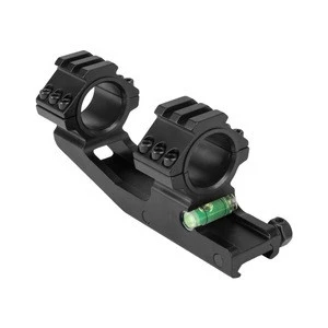 WESTHUNTER Tactical Adjustable One Piece Picatinny Rail Scope Mounts Hunting Accessories Bubble Level 1 inch/30mm Scope Rings