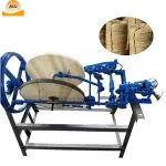 Wheat straw rope making braiding machine for twisting rope