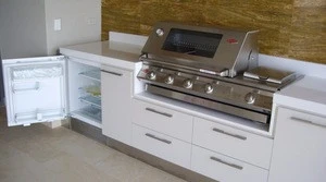 White australia custom BBQ cabinet kitchen furniture design